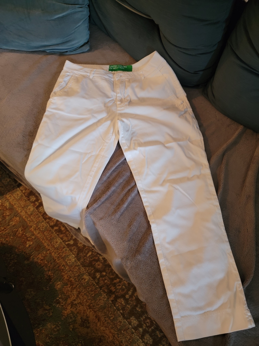 United Colors Of Benetton White Chino Pants